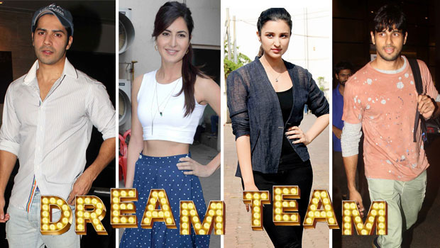 Katrina, Sidharth, Varun, Parineeti, Aditya Rehearse For Dream Team 2016