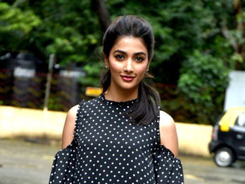 Pooja Hegde snapped at 'Mohenjo Daro' promotions