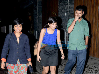 Rajkumar Hirani meets 'Dangal' cast at Aamir Khan's house