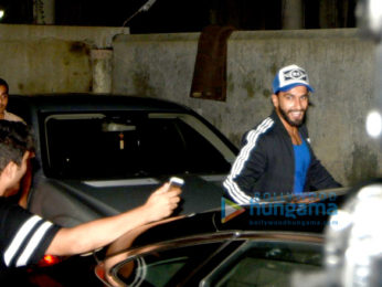 Ranveer Singh snapped post his meeting with Sanjay Leela Bhansali