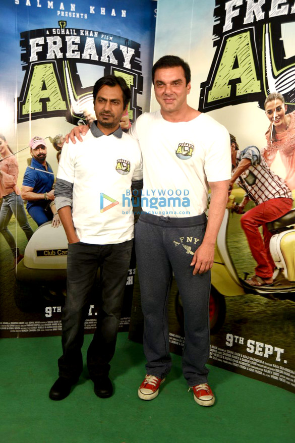 Sohail Khan & Nawazuddin Siddiqui at Freaky Ali’s promotions