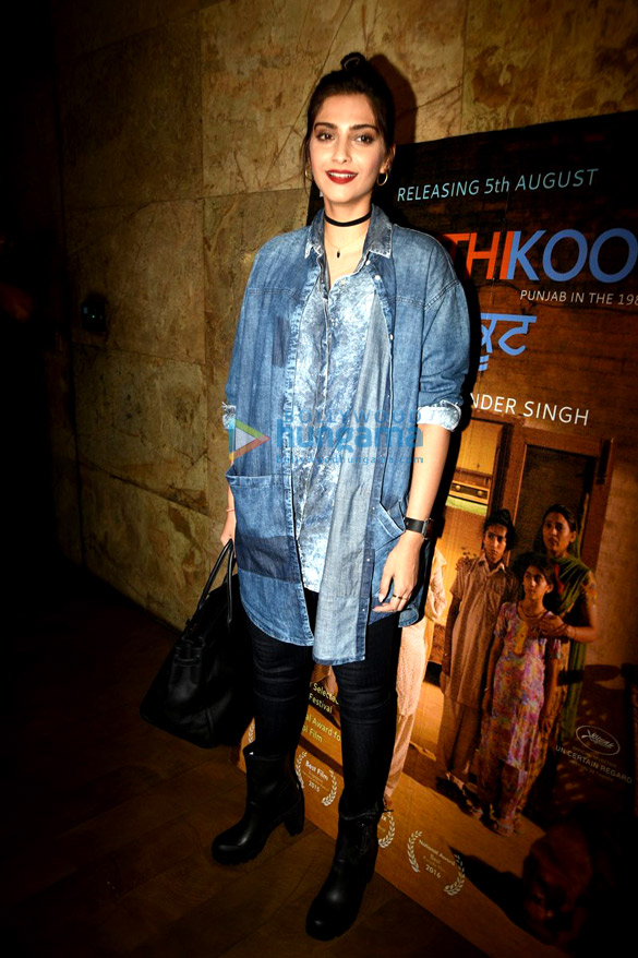 Sonam Kapoor at the special screening of Punjabi film ‘Chauthi Koot’