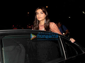 Sonam Kapoor & Rhea Kapoor snapped post dinner at Hakassan