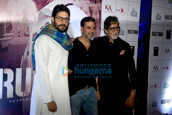 Amitabh Bachchan, Ileana DCruz, Athiya Shetty & others snapped at the special screening of ‘Rustom’