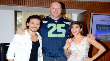 Tiger Shroff & Jacqueline Fernandez promote ‘A Flying Jatt’ at Welingkars