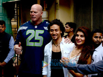 Tiger Shroff & Jacqueline Fernandez promote 'A Flying Jatt' at Welingkars