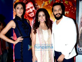 Riteish Deshmukh & Nargis Fakhri at the trailer launch of 'Banjo'