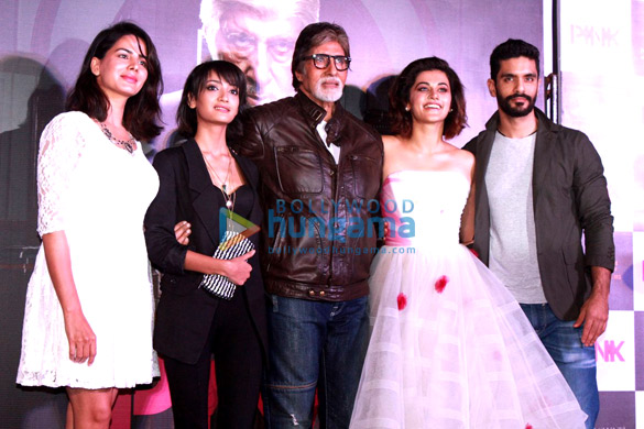 Amitabh Bachchan & Taapsee Pannu at the trailer launch of ‘Pink’