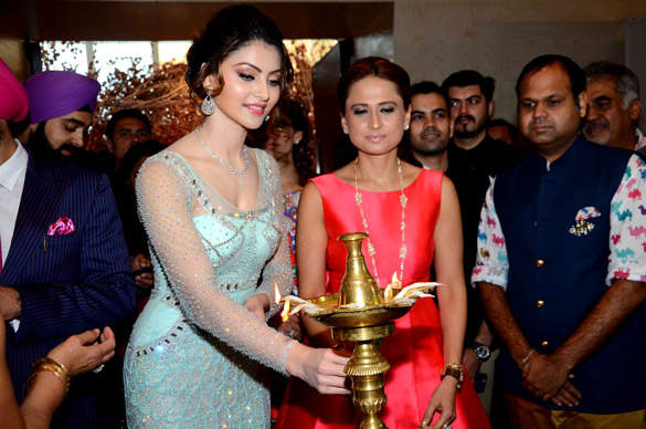 Urvashi Rautela inaugurates ‘Glamour Exhibition’ at ‘Sahara Star’