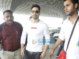 Varun Dhawan & Alia Bhatt depart to shoot for ‘Badrinath Ki Dulhania’ in Gujarat