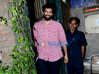 Aditya Roy Kapur & Atul Kasbekar snapped post lunch at Pali Village Cafe