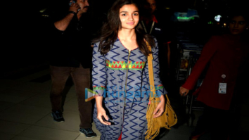 Alia Bhatt returns from Jaipur and Lucknow after completing the shoot of ‘Badrinath Ki Dulhania’