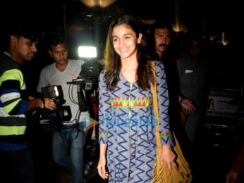 Alia Bhatt returns from Jaipur and Lucknow after completing the shoot of 'Badrinath Ki Dulhania'