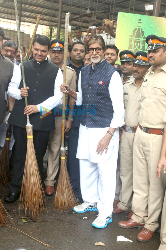 amitabh bachchan honourable chief minister devendra fadnavis promote swacch bharat campaign 5