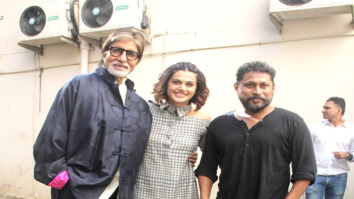 Amitabh Bachchan, Taapsee Pannu, Kirti Kulhari & Shoojit Sircar promote ‘Pink’