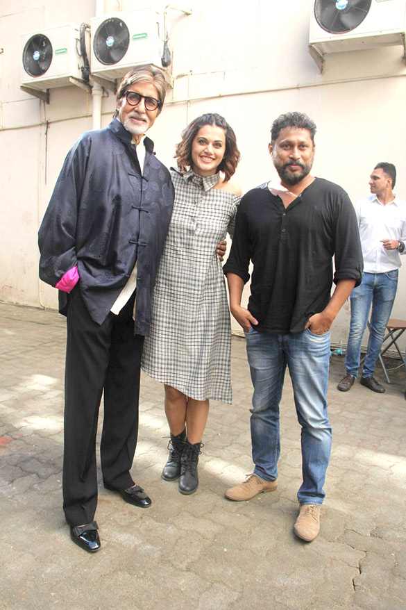 amitabh taapsee kirti shoojit promote pink