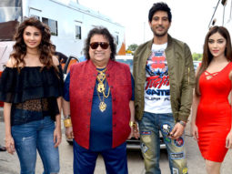 Daisy Shah, Bappi Lahiri snapped on the sets of Ramratan