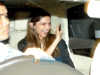 Deepika Padukone snapped post her meeting with Sanjay Leela Bhansali