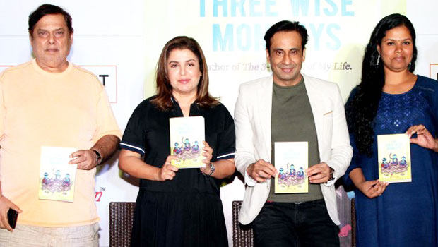 Farah, Sajid and David At ‘Three Wise Monkey’ Book Launch