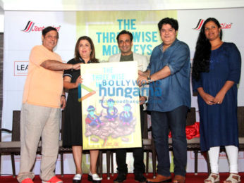 Farah Khan, Sajid Khan & David Dhawan at 'The Three Wise Monkeys' book launch