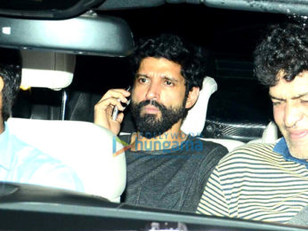 Farhan Akhtar & Shraddha Kapoor snapped post 'Rock On!! 2' shoot