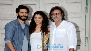Rakeysh Omprakash Mehra, Harshvardhan Kapoor & Saiyami Kher promote ‘Mirzya’