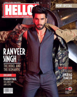 Ranveer Singh On The Cover Of Hello!