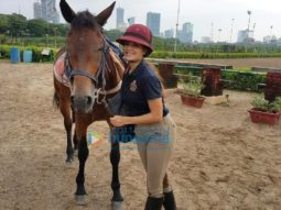 Check out: Jacqueline Fernandez learns horse riding