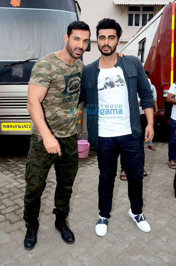 john arjun snapped at mehboob studio 1