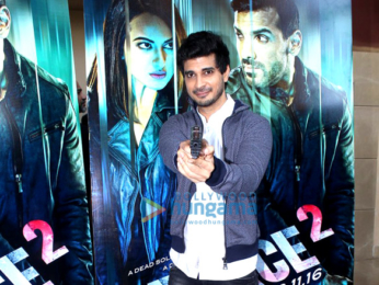 John Abraham & Sonakshi Sinha at the trailer launch of 'Force 2'