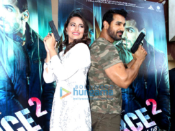 John Abraham & Sonakshi Sinha at the trailer launch of ‘Force 2’