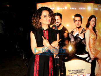 Kangna Ranaut, Sonu Sood & Prabhu Deva at the music launch of 'Tutak Tutak Tutiya'