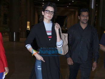 Kangna Ranaut arrives from USA