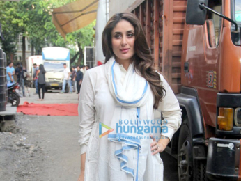 Kareena Kapoor Khan snapped post an ad shoot in Mehboob Studio