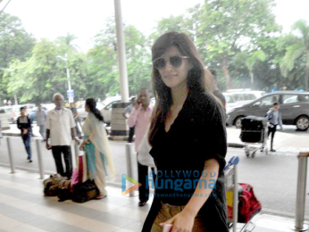 Kriti Sanon departs for Varanasi