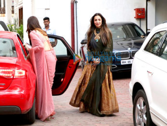 Malaika Arora Khan visits Shilpa Shetty's house for Ganesha celebrations