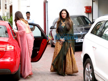 Malaika Arora Khan visits Shilpa Shetty's house for Ganesha celebrations