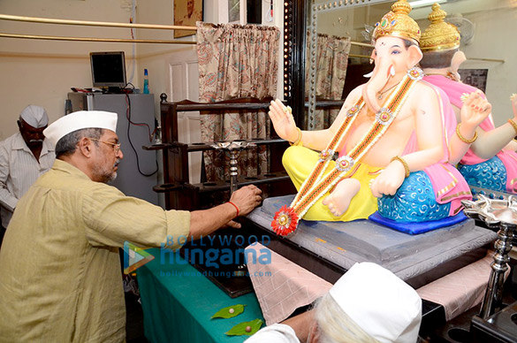 Nana Patekar celebrates Ganesha Chatruthi