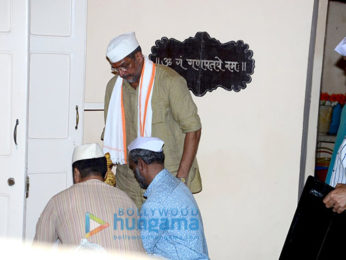 Nana Patekar celebrates Ganesha Chatruthi