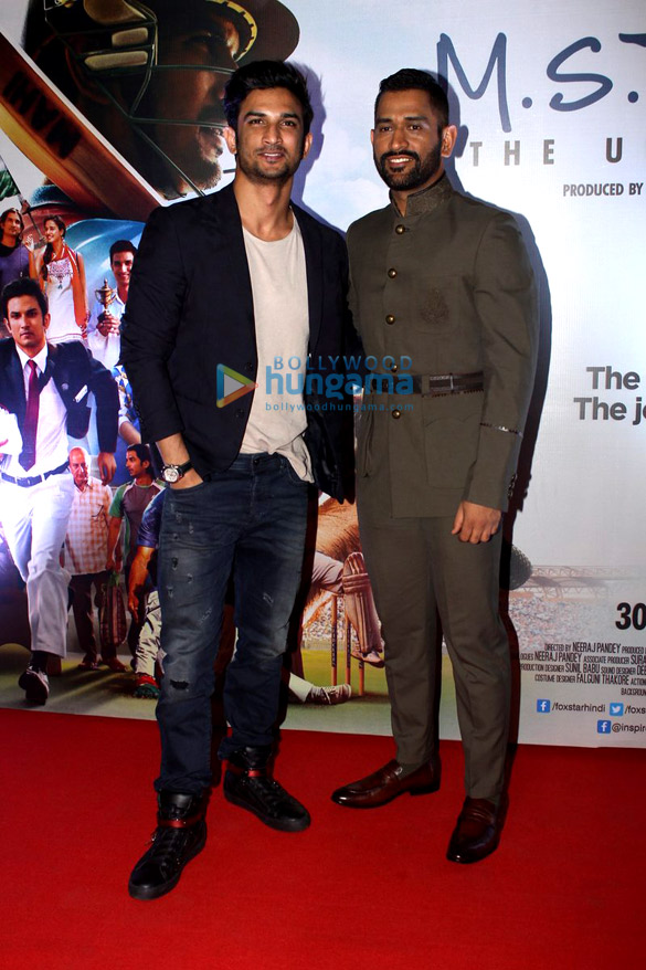 premiere of m s dhoni the untold story 1
