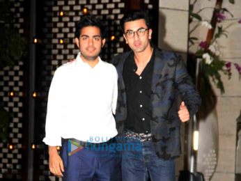 Ranbir Kapoor, Abhishek Bachchan, Varun Dhawan & John Abraham meet the ISL team owners at Ambani’s residence