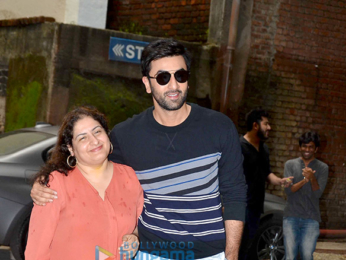 Ranbir Kapoor snapped post shoot at Mehboob Studio