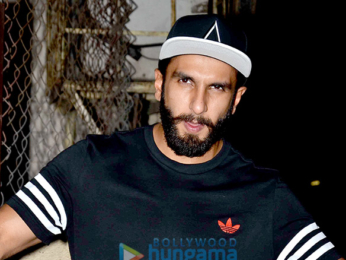Ranveer Singh snapped post dubbing at a studio in Bandra