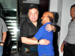Rishi Kapoor & lyricist Sameer snapped post their dinner at ‘Royal China’