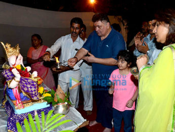 Rishi Kapoor's Ganpati visarjan in Bandra