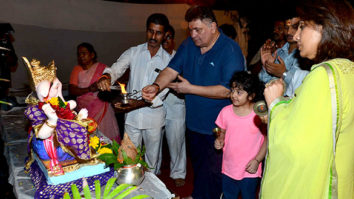 Rishi Kapoor’s Ganpati visarjan in Bandra