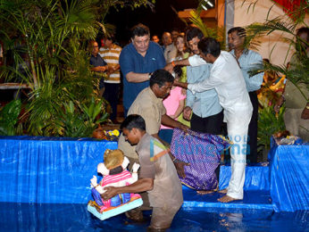 Rishi Kapoor's Ganpati visarjan in Bandra