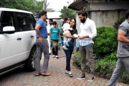 Riteish Deshmukh, Genelia Dsouza snapped with their son at 'Joggers Park', Bandra