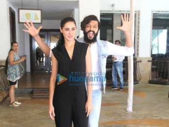 Ritesh Deshmukh & Nargis Fakhri snapped at 'Banjo' promotions