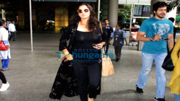 Sania Mirza snapped at the international airport